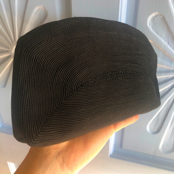 Corde Handbags - Vintage Genuine Corde Black Clutch